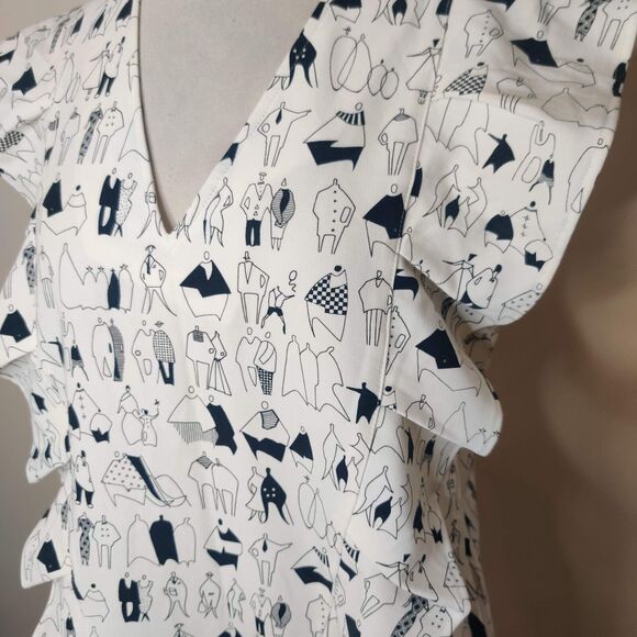 Diana Vapsve Lithuania Dress Graphic Print Art to Wear - Picture 6 of 14